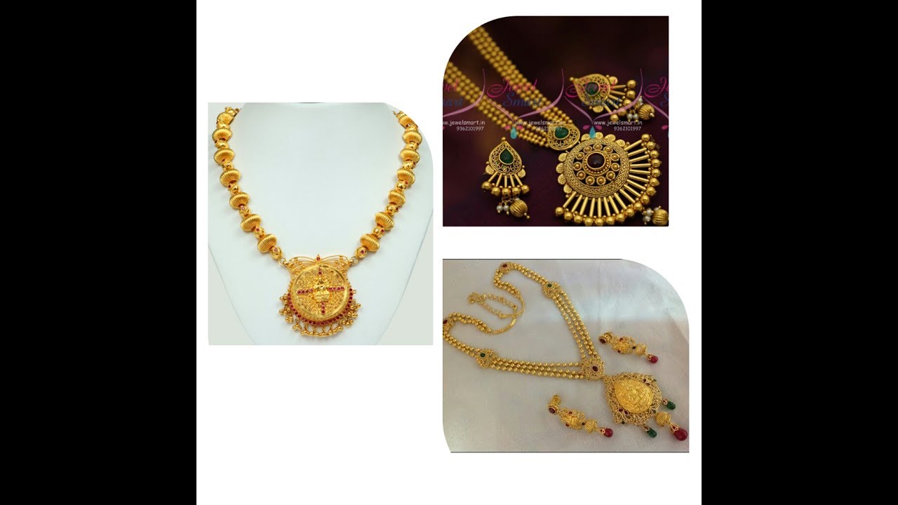 New Gundla Mala Jewellery Designs - YouTube
