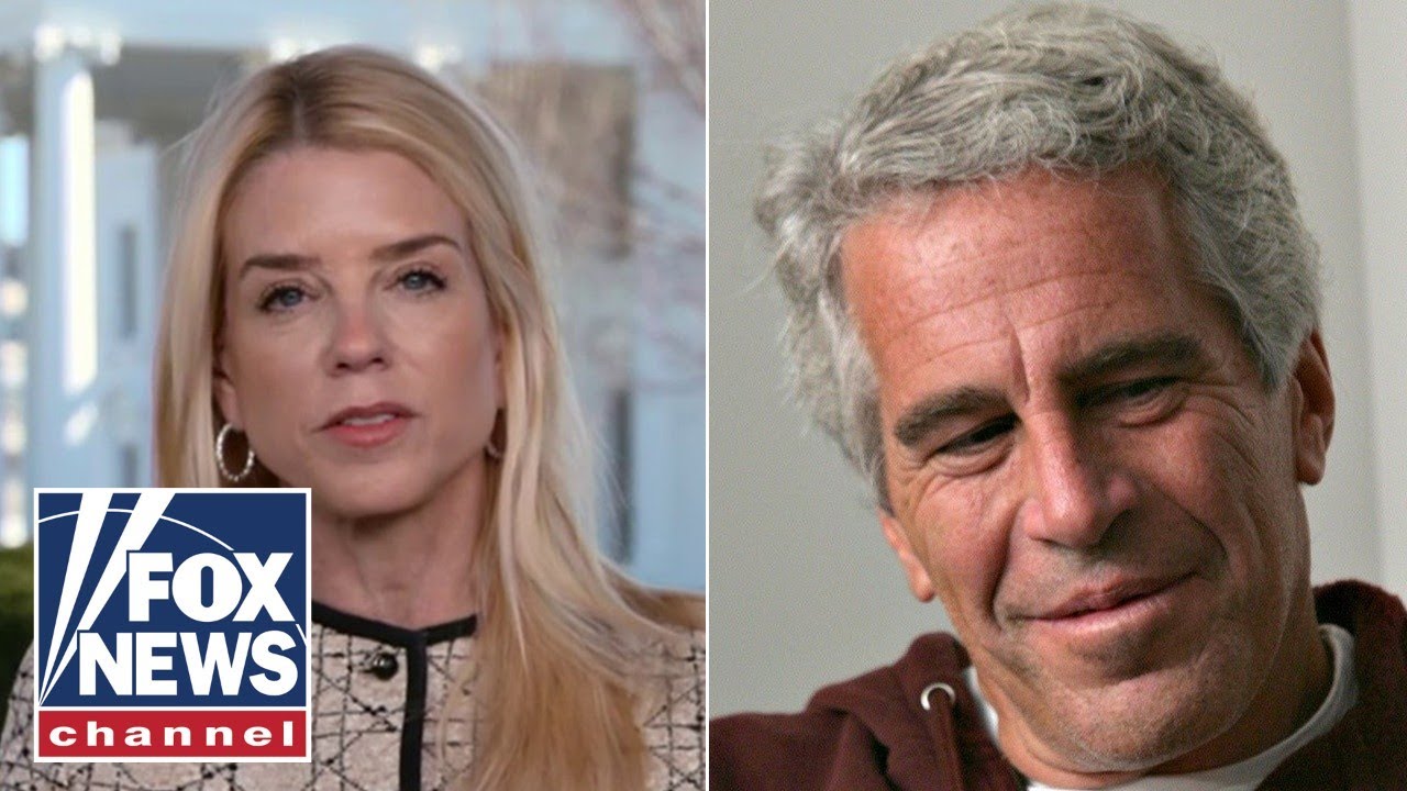 Outline Video AG Pam Bondi reviews classified Epstein documents