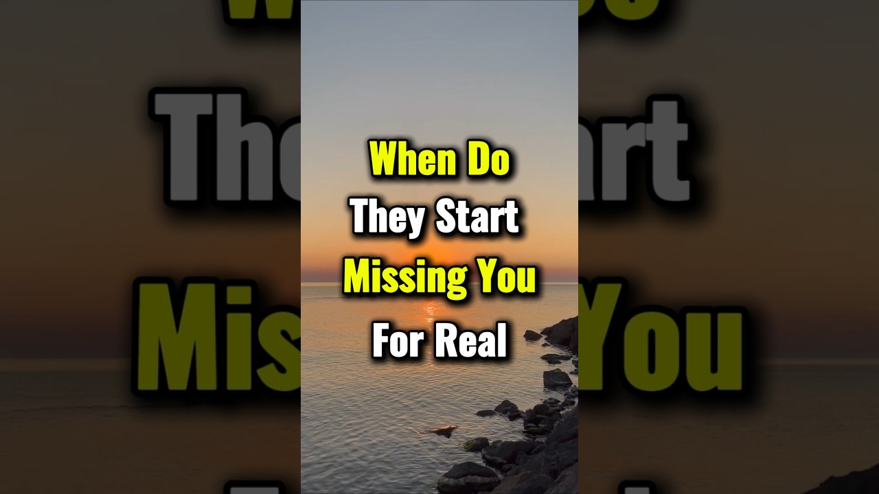 Когда они начинают скучать по тебе по-настоящему | Стоицизм 