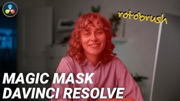 Как использовать Magic Mask Davinci Resolve 17 (удаление объекта, цветкор и добавление титров)