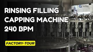 Automatic Drinking Water Filling Machine 240 Bpm Bottling Line Water Bottling Plant