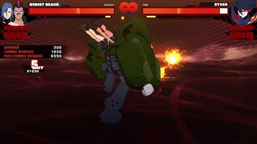 KILL la KILL - IF-  (Nudist Beach) 7.4K Combo Starting with 0 Meter