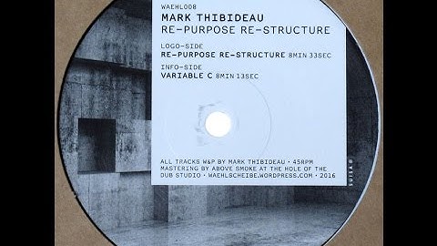 Mark Thibideau - Variable C (Waehl008)