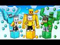 INTRAPPOLATI in un SOLO BLOCCO di GOLEM in Minecraft...