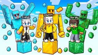 INTRAPPOLATI in un SOLO BLOCCO di GOLEM in Minecraft...