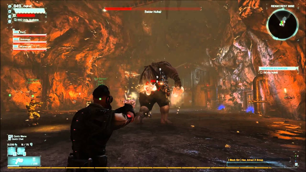 Defiance: Final Boss in Soleptor Excavation the Hulker