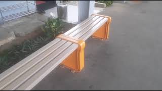 Bangku Tunggu di Depan Mushalla Stasiun Bojonggede