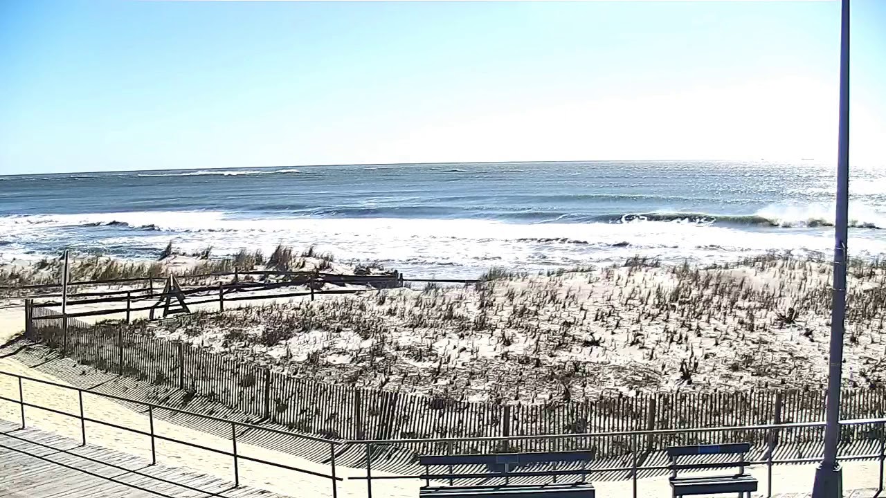 Live cam Ocean City Beach 2nd Street, NJ on NJBeachCams 04/02/20