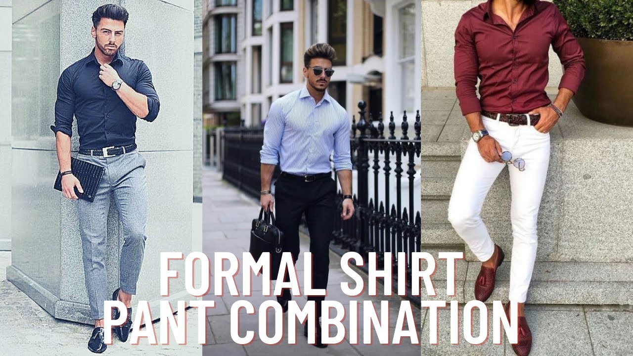 Formal Lycra Shirt  Pant Combo