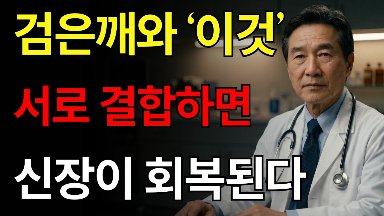 검은깨와 ‘이것’을 갈아 드세요. 신장 기능이 돌아오고 머리카락이 검어집니다 | 신장 강화 | 회춘 비결