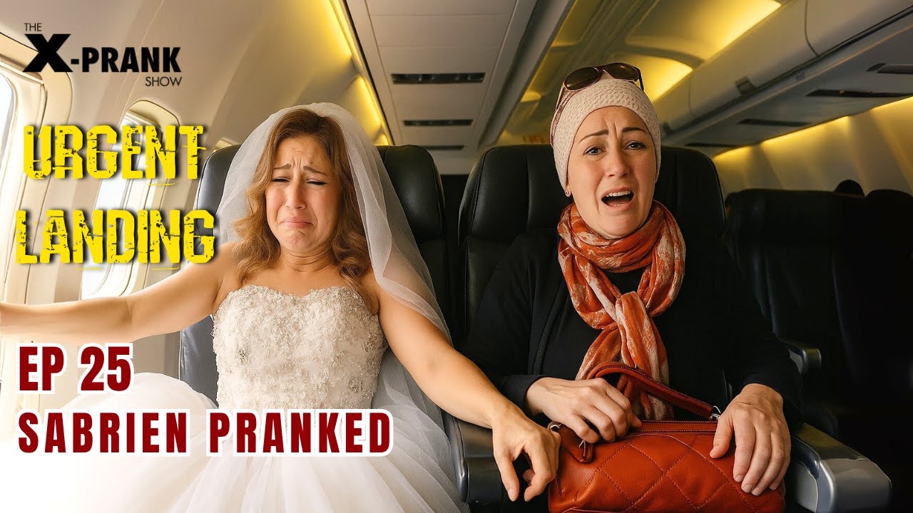 The X Prank Show: Urgent Landing – Ep 25 | Flight Scare Prank on Sabrien – مقلب الطيارة بصابرين
