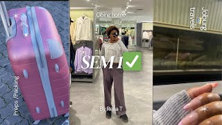 3rd Year Semester 1 Wrapped Up| Preps+ Packing| CPT to JHB| Johannesgirlburg| SA YouTuber