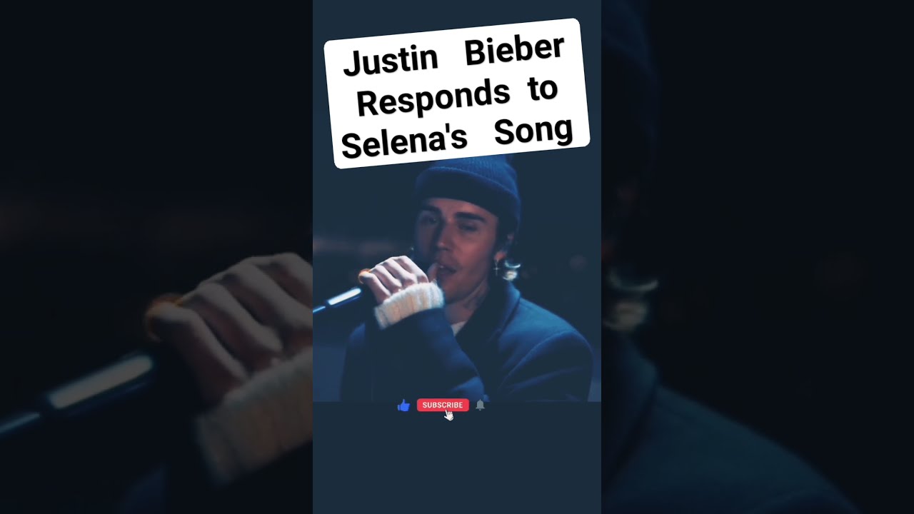 Justin Bieber Responds To Selena Justinbieber Selenagomez Shorts
