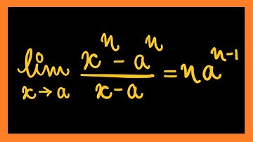 Limiting Value of (x^n-a^n)/x-a when x Tends to a || Limits and Derivatives || Class 11&12 || JEE