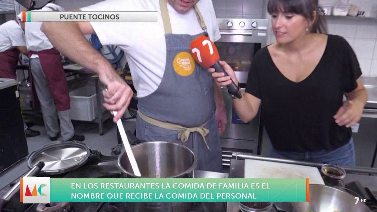 Grabación con Lucía Pérez de Murcia Conecta en Comida de Familia