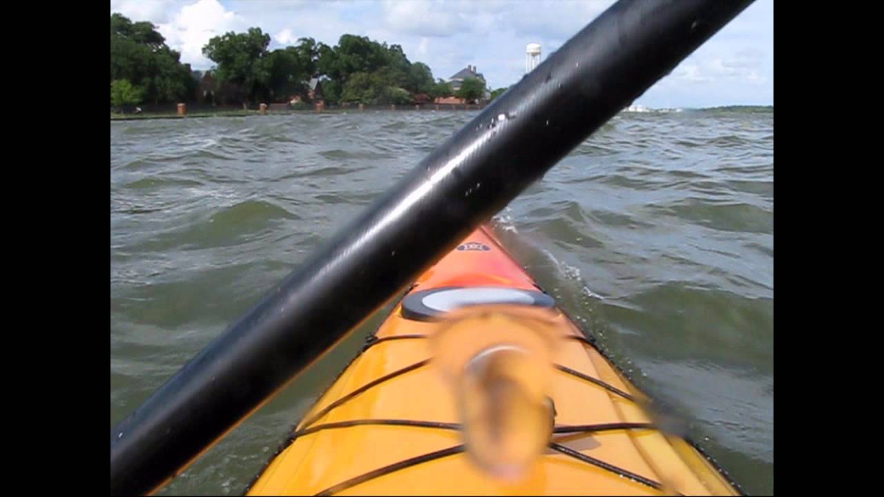 Kayaking - Wind and Waves on the Back River
