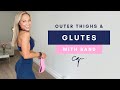 30 Min GLUTE & OUTER THIGH WORKOUT at Home with Band