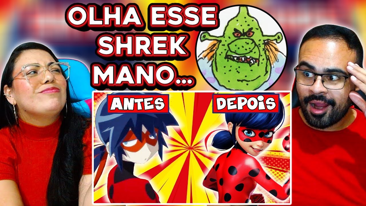 REACT Vício Nerd | Primeira VERSÃO dos DESENHOS / Episódios PILOTOS 👧🏻 ➡ 👩🏻