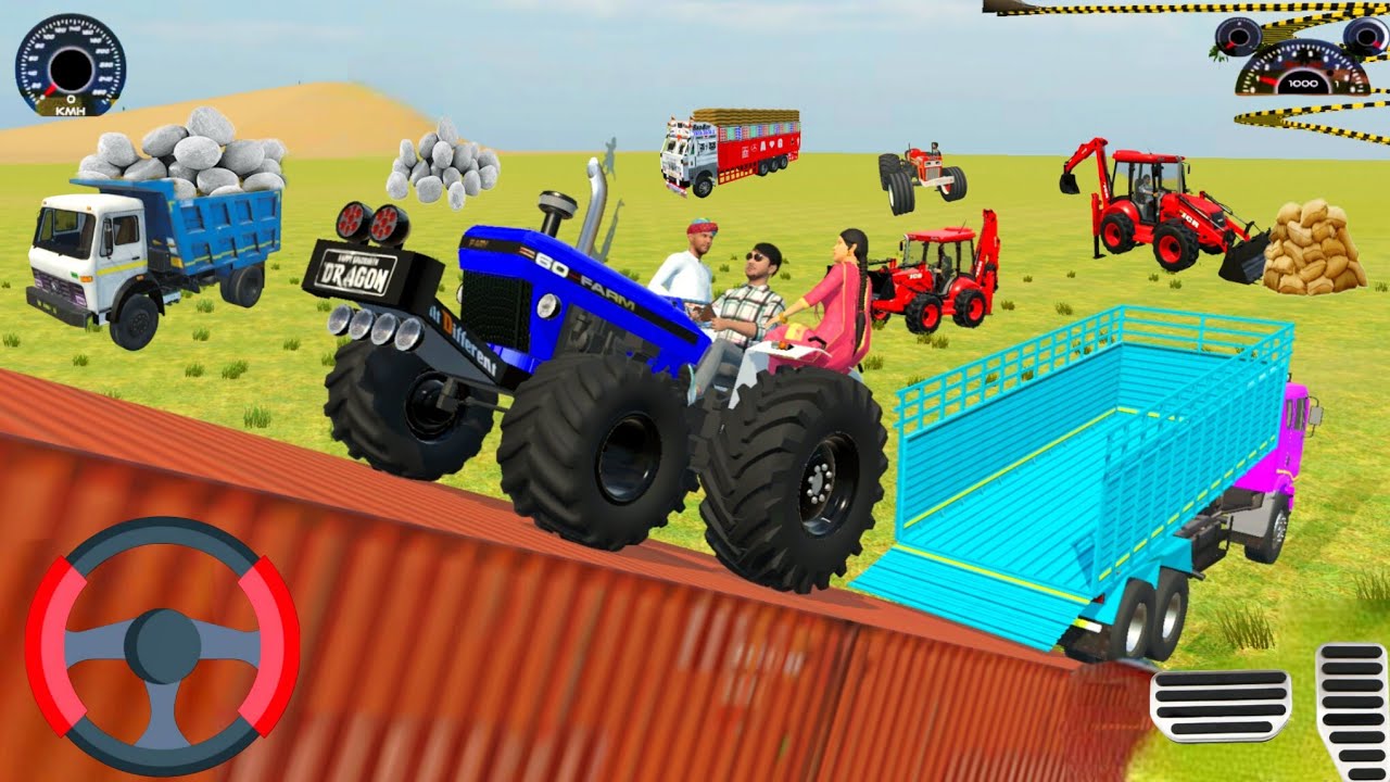 Indian Truck Loading Gone Wronge Stone From Dumper Truck In Game 🔥 