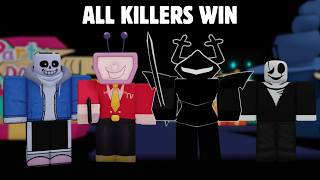 WINNING WITH EVERY KILLER IN THE ROARING DELTARUNE | Roblox