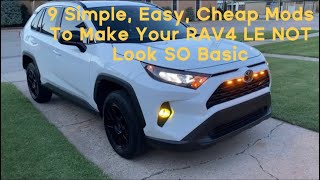 9 Simple, Easy, Cheap Mods to Make Your Toyota RAV4 LE not look BASIC. Pimp Your RAV4 LE OUT!