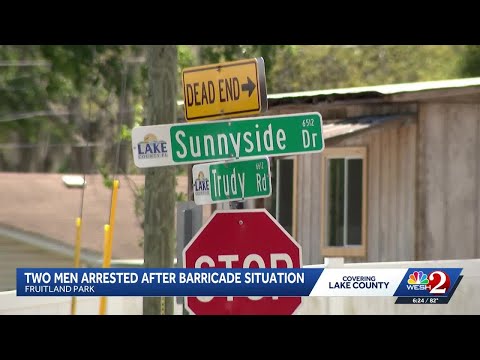Lake County deputies arrest two after standoff in Fruitland Park