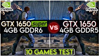 GTX 1650 Super vs GTX 1650 | 10 Games Test In Mid 2023 | How Big The Real Difference ?