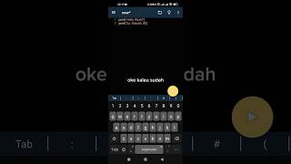 run script python di hp android #robotikid
