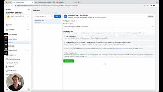 How to verify your domain in Facebook/Meta Business Manager