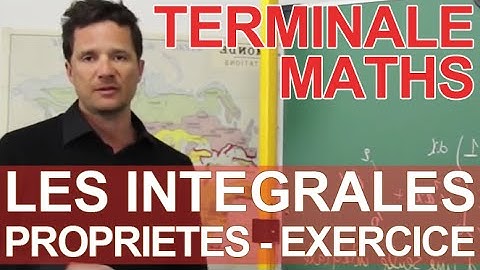Les intégrales - Propriétés - Exercice - Maths terminale - Les Bons Profs
