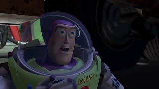 Woody swears at Buzz