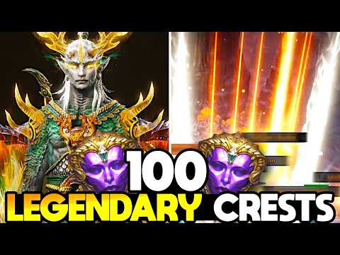We Ran 100 Legendary Crests and had really Solid Luck
