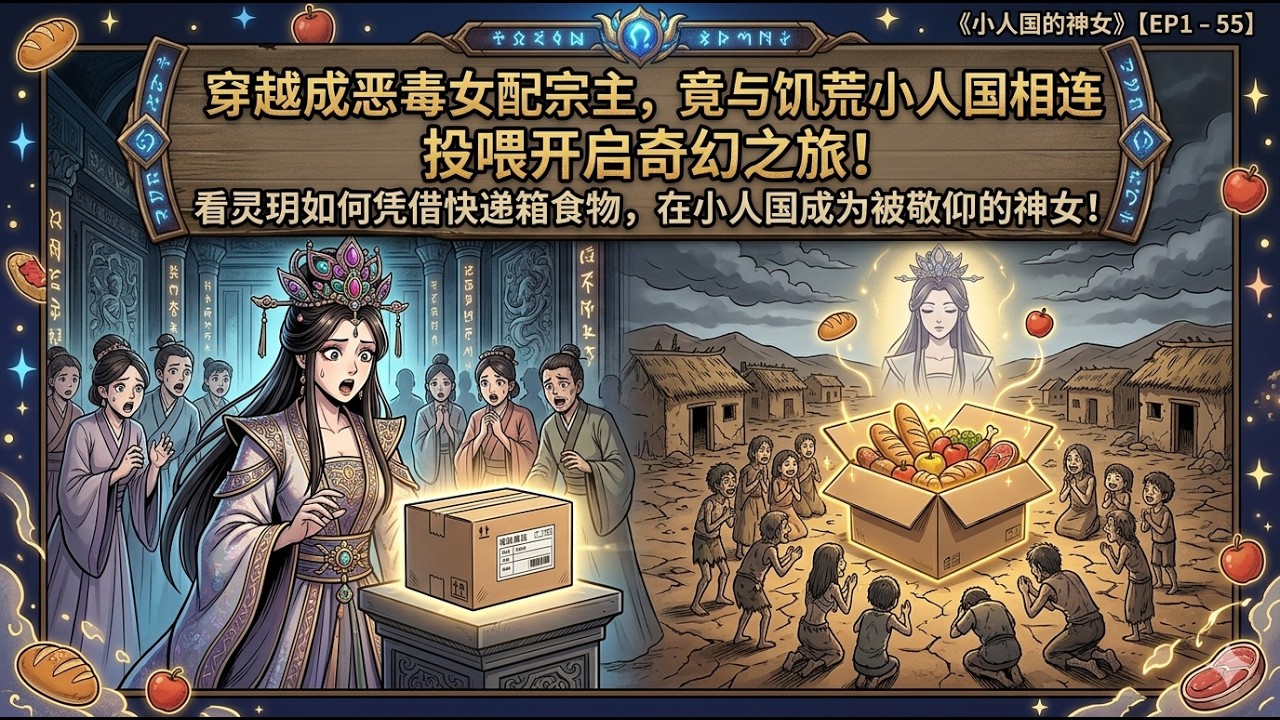 恶毒女宗主：快遞箱連接小人國，被當神膜拜