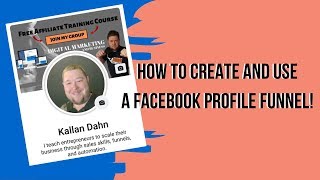How to create and use a Facebook profile funnel to get Free Leads from Facebook