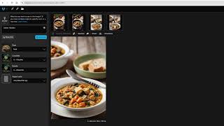 AI Tutorial #4: Mix food and water-cute style in Tengr.ai to generate food images. screenshot 2