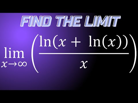 Limit of ln(x+lnx)/x