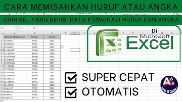 Cara Memisahkan Data Kombinasi Huruf dan Angka di Excel | Flash Fill Excel | Tips And Tricks Excel