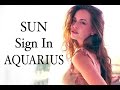 AQUARIUS SUN SIGNS