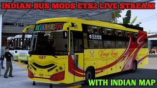 🛑 ETS2 Indian Bus Mod LIVE | Luxury Coach &amp; Local Buses Gameplay