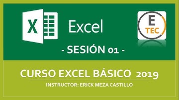 CURSO EXCEL 2019 - SESIÓN 01
