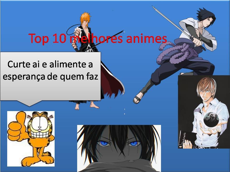 Top 10 melhores animes de todos os tempos YouTube Top 10 melhores animes de todos os tempos YouTube