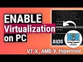 How to Enable Virtualization on a PC (AMD-v | VT-x | Hypervisor)