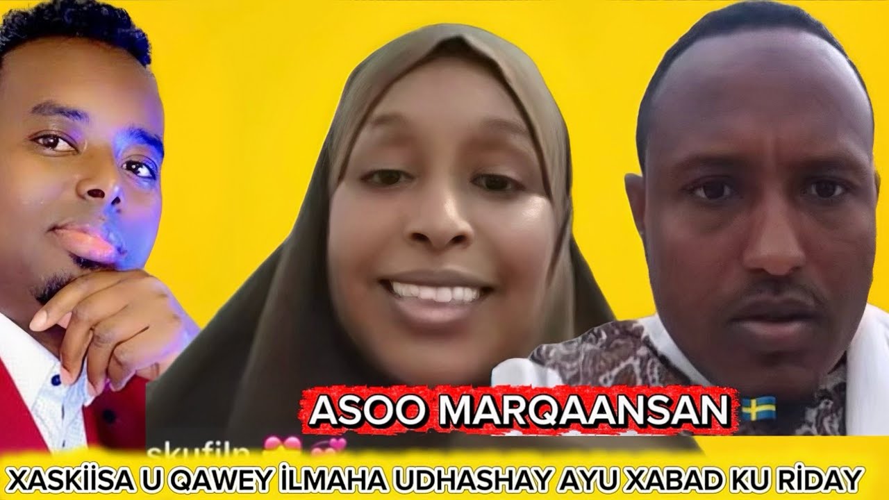 XASKİİSA AYUU XABAD KU RİDEY WAXA LAGA LAYAHAY CUNUGAGA DAWESO MEELAHA YANAN LOHADAWARSANİN 