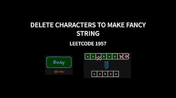 Delete Characters to Make Fancy String - Leetcode 1957 - Java