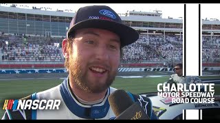 Briscoe reacts to playoff advancement at the Roval: 'What a wild day'