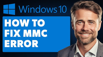 How To Fix MMC Could Not Create The Snap-in Windows 10/How To Fix MMC Error (Full 2025 Guide)