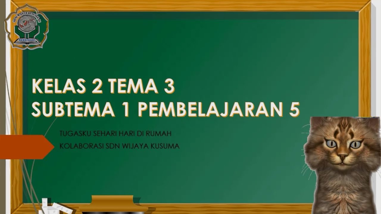 Evaluasi Komprehensif Pembelajaran Kelas 2: Tema 3 Subtema 1 – Menyelami Keseruan Bermain Kucing-Kucingan