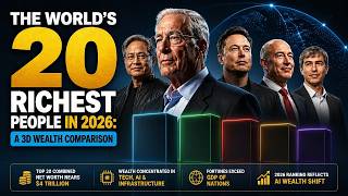 The World's 20 Richest People in 2026: A 3D Wealth Comparison