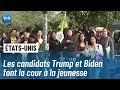 Biden et trump face  la conqute des jeunes lecteurs amricains