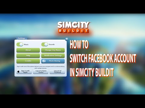 [iPhone] How to switch Facebook account in SimCity Buildit